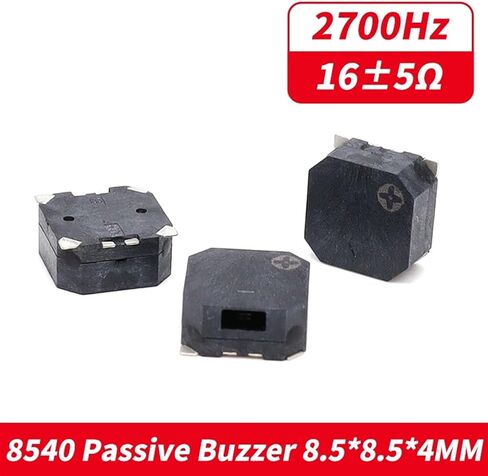 1PCS SMD 8540 مكون صوتي صاخب 8.5 * 8.5 * 4MM SMD 2700HZ CONFROMAGNETIC BUZZER SMD-8540 in Saudi Arabia