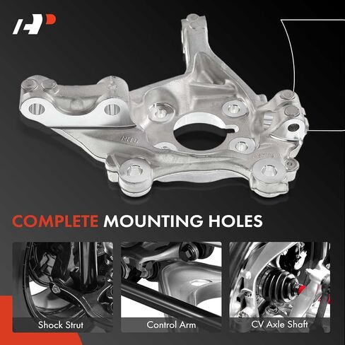 A-Premium Front Suspension Steering Knuckle Compatible with Ford Fusion 2013-2019 Sedan, Lincoln MKZ 2013-2016 Sedan, Left Driver Side, Replace # DG9Z-3K186-B in Saudi Arabia