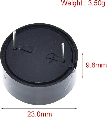 QST-2210 Environmental Friendly 12V Piezoelectric Buzzer 22*7 Passive Alarm Buzzer(1pcs) in Saudi Arabia