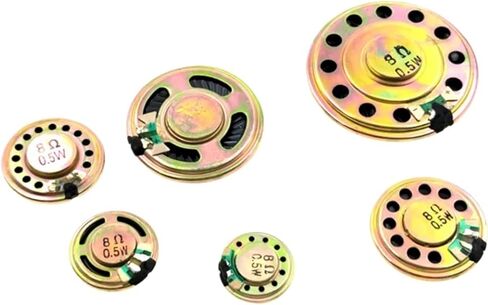 1pcs 8r 0.5W Horn Loud Speaker Buzzer Ringer 20mm 23mm 28mm 30mm 40mm 50mm 8 Ohm 0.5w small outpeaker (1pcs 20mm) in Saudi Arabia