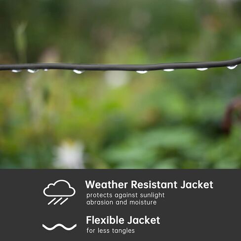 سلك تمديد خارجي بطول 10 أقدام - 16/3 SJTW سلك تمديد أسود متين لأضواء عيد الميلاد مع قابس مؤرض بثلاثة شقوق للسلامة، رائع لتزيين عيد الميلاد الخارجي in Kuwait