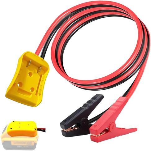 كابلات الطائر مع محول متوافق مع بطارية DeWalt 20V ، 3.3 قدم 8AWG بطارية محمولة Dewalt Jumper Starter Automotive Booster Cabil in Kuwait