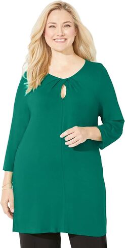Catherines Women's Plus Size Liz&Me Swing Tunic Top in Kuwait