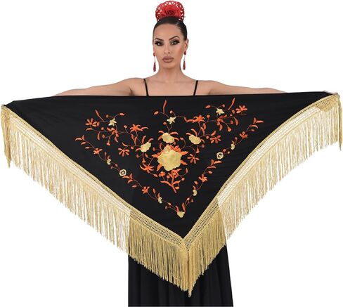 مانيلا شال للرقص فلامنكو. حجم متوسط ​​63 × 31 بوصة in Kuwait
