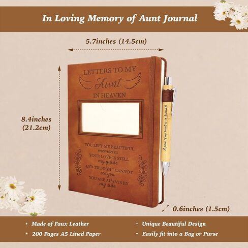 Letters To My Husband In Heaven Journal 200 Pages A5 Lined with Window in Cover, In Loving Memory of Husband, Memorial Sympathy Condolence Remembrance Grieving Gifts for Loss of Husband in Kuwait