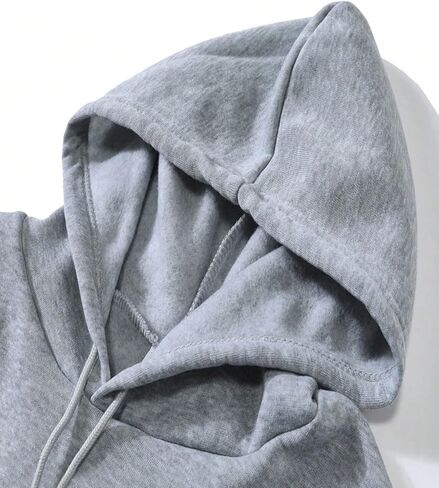 SHENHE Women's Casual Letter Print Oversized Long Sleeve Hooded Sweatshirt Pullover Hoodie Tops in Saudi Arabia