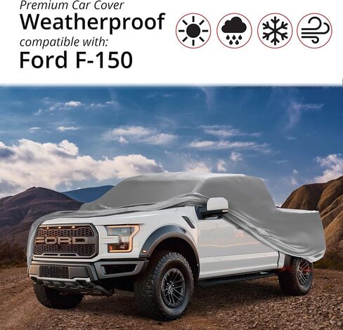 Car Covers Weatherproof Max Truck Cover & Warranty Compatible with Ford 1999-2019 F-250 SuperCab, 6.75– Outdoor Cover, Prevents Theft with Cable Lock in Kuwait