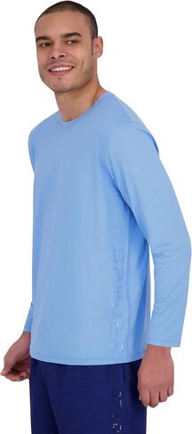 Spyder Men's Long Sleeve Rashguard – UPF+, Quick-Dry, Swim Shirt, Surfing, Hiking, Workouts in Saudi Arabia