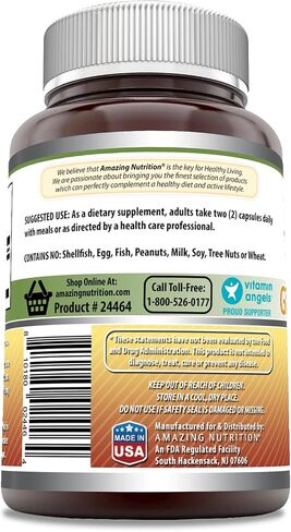 Amazing Formulas Ginseng Complex - 1000 Mg Per Serving, Capsules (Non-GMO,Gluten Free) Supports Healthy Immune System - Supports Energy Production - Boosts Mental Alertness. (240 Count) in Saudi Arabia