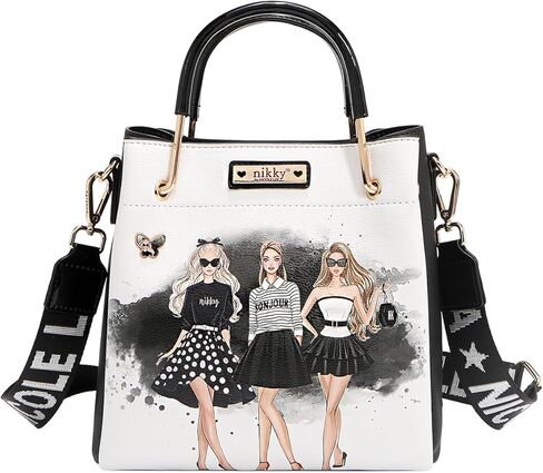 Nicole Lee NIKKY Trio Small Bucket Bag, 3 Compartments in Saudi Arabia