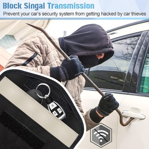 حقيبة فاراداي للهواتف المحمولة ومفتاح السيارة ، حقيبة مانع الإشارة 2 حزمة ، مضاد للتشويش ، حظر إشارة RFID ، مثبطات النار ، حقيبة فاراداي مقاومة للماء للخصوصية ، مانع القضية المضاد للاحتفال in Kuwait