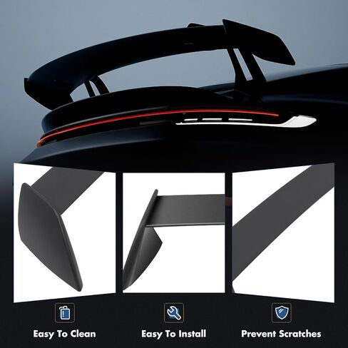 Rear Trunk Spoiler Wing Replacement 2002 2003 2004 2005 2006 2007 for Mitsubishi Lancer Fits Lancer and EVO Model Matte Black Spoiler Wing in Saudi Arabia