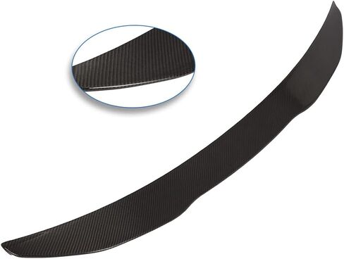 SCITOO Spoiler Wing PSM Style Fits for 2015-2019 for BMW F82 M4 Coupe Carbon Fiber Glossy Black Rear Trunk Spoiler Wing in Saudi Arabia
