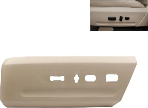 Boomotor Left Driver Side Beige Seat Track Switch Housing Compatible with Ford Expedition 2015 2016 2017 Seat Switch Cover Bezel Trim Panel Replaces# GL1Z-14A707-CA LH in Saudi Arabia