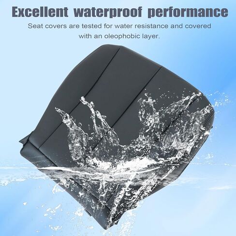 FZJDSD رمادي سائق رمادي فاتح أسفل الألياف الدقيقة الغطاء المقعد البديل المتوافق مع تويوتا سيينا 2011 2012 2013 2014 in Kuwait