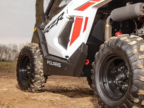 SuperATV الخلفية الحاجز الداخلي للحرس Polaris RZR 200 | مصنوعة من الفولاذ الثقيلة 1/8 بوصة | طلاء مسحوق مقاوم للأشعة فوق البنفسجية | براغي مباشرة إلى إطارك in Kuwait