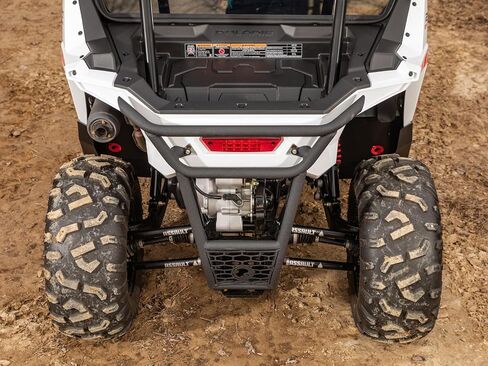 SuperATV الخلفية الحاجز الداخلي للحرس Polaris RZR 200 | مصنوعة من الفولاذ الثقيلة 1/8 بوصة | طلاء مسحوق مقاوم للأشعة فوق البنفسجية | براغي مباشرة إلى إطارك in Kuwait