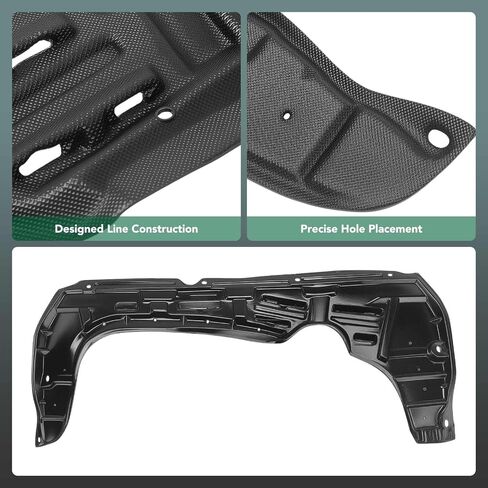 YHTAUTO Rear Lower Side Engine Splash Shield Compatible with Nissan Cube 2009-2014 Wagon, Plastic Splash Guard Engine Case Guards in Saudi Arabia
