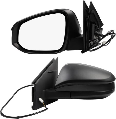 Dasbecan Right Side Door Mirror Assembly متوافق مع Toyota RAV4 2013 2014 2015 Power Glass المُسخنة مع ضوء إشارة الدوران يستبدل TO1321310 87910-0R080 Black (7 دبابيس) in Saudi Arabia