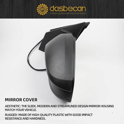 Dasbecan Right Side Door Mirror Assembly متوافق مع Toyota RAV4 2013 2014 2015 Power Glass المُسخنة مع ضوء إشارة الدوران يستبدل TO1321310 87910-0R080 Black (7 دبابيس) in Saudi Arabia