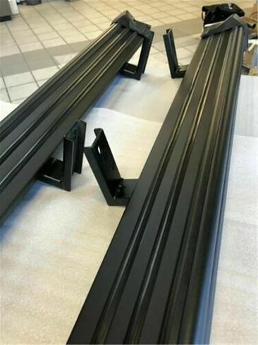 2pcs جميع النوبات السوداء لـ Mercedes W463 G Running Boards Side Steps Pedal 2001-2018 in Saudi Arabia