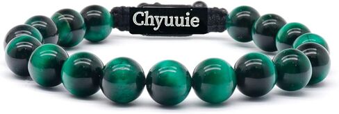 سوار التعاطف الجمشت لفقدان الأحباب سوار تذكاري شفاء قابل للتمدد سوار من الخرز الحجر الطبيعي 8 مم سوار كريستال مصنوع يدويًا للأم (قلب الملاك) in Kuwait