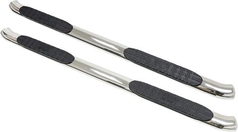 Westin 21-23720 PRO TRAXX 4 Oval Nerf Bars fits 2014-2018 Silverado Sierra 1500 2015-2019 Silverado Sierra 2500 3500 Crew Cab Polished Pair in Saudi Arabia