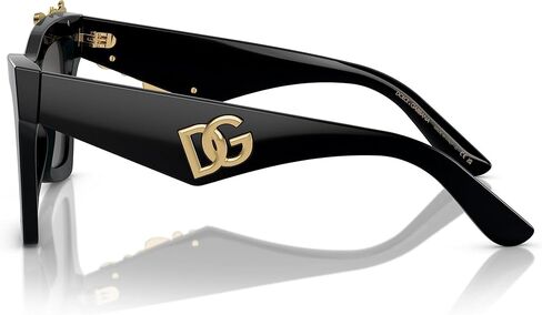 Dolce & Gabbana DG4434-501/87 نظارة شمسية أسود ث/رمادي داكن 51 ملم in Saudi Arabia