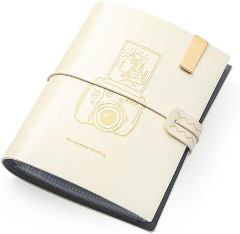JUCE 200 Pockets Photo Album for Fujifilm Instax 400 300 210 evo wide Camera, Fuji instax wide Photo album，For Instax wide Link Printer，3.5x4.5 Inch Film (green) in Saudi Arabia