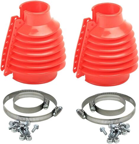 Boot Axle Boot ، الأحمر ، لـ Beetle & Ghia 48-68 ، Pair Premium ، متوافق مع Dune Buggy in Saudi Arabia