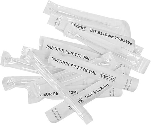 Disposable Transfer Pipettes Dropper 3ml Plastic Pasteur Pipette Calibrated Lab Pipettes, Low Density Polyethylene (LDPE), Pack of 200 in Kuwait