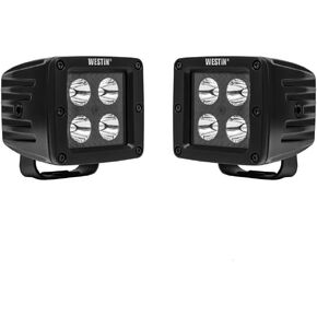 Westin 09-12205B-PR HyperQ B-Force LED LED LED Auxiliary Lights Beam 3.2x3 in. 5W (مجموعة 2) in Kuwait
