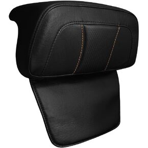HR3 Backrest Pad for Razor & Chopped Tour-Pack Compatible with 2014-later Harley Touring Road King, Road Glide, Street Glide, Electra Glide, Tri Glide (Style A, Black Stitches) in Kuwait