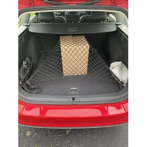 Trunk Organizer Cargo Net for Volkswagen Golf SPORTWAGEN 2010-2020 – Floor Style Cargo Net for SUV - Premium Mesh Car Trunk Organizer Vehicle Carrier Storage - Compatible with VW Golf in Saudi Arabia