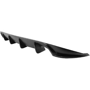Rear Diffuser Compatible with 2016-2018 Nissan Maxima, Unpainted Black PU Splitter Spoiler Valance Under Lip Body Kit by IKON MOTORSPORTS in Saudi Arabia