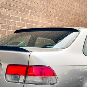 SPOILKERKING WINDOW ROOD SPOILER VISOR (284R) متوافق مع Honda Civic 1996-2000 2 Door Coupe in Kuwait