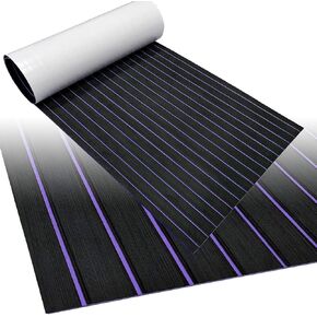 Boat Flooring EVA Foam Boat Decking 94" x70''/56''/45"/35" Non-Slip Boat Mat Self-Adhesive Foam Boat Deck Flooring Faux Teak Marine Mat for Pontoon Swim Platform Kayak Deck Yacht Jon Boat in Kuwait