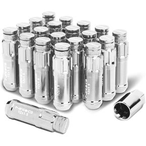 NRG Innovations LN-LS700SL-21 700 Series Steel Lug Nut with Dust Cap Cover, 21 Piece (5 Lug s) in Saudi Arabia
