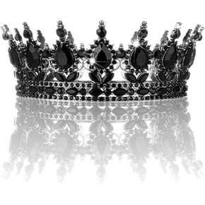 Nackiy Gold Crown for Women, Crystal Queen Tiaras Headband Wedding Bridal Hair Accessories, Birthday Party Prom Cake Topper in Kuwait