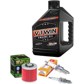 New Oil Change Kit W/Spark Plugs Compatible With Yamaha V Star 1100 (1999-2009) in Kuwait