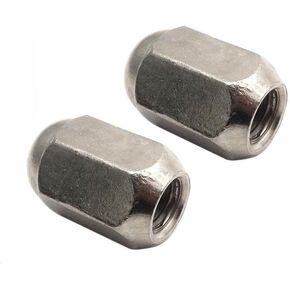 4/2pcs M10x1.25 Chrome Steel Wheel Rim Hub Nut Compatible With ATV Scooter Buggy Quad Bike And Other Vehicles(2pcs) in Saudi Arabia