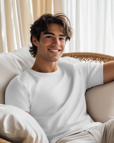 Huukeay 3 Pack Men's Big & Tall Short Sleeve Stirts ، Cotton Plus Size Crew Neck Tees Basic Moisture Wicking Summer Stild Tops in Saudi Arabia