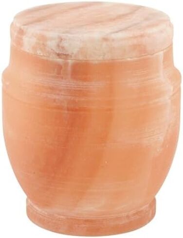 Himalayan Salt Biodegradable Cremation Urn for Ashes, Earth Friendly Urn for Ground or Sea Burial, Eco Urn for Ashes, Adult Sized Cremation Urn 9.5 Inches High in Kuwait