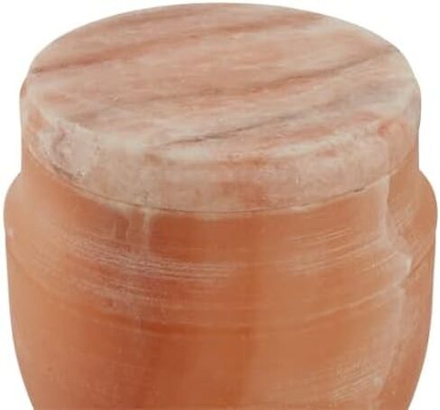 Himalayan Salt Biodegradable Cremation Urn for Ashes, Earth Friendly Urn for Ground or Sea Burial, Eco Urn for Ashes, Adult Sized Cremation Urn 9.5 Inches High in Kuwait