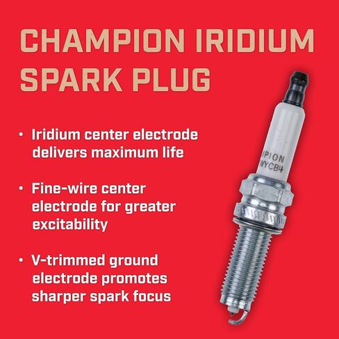 Champion Iridium 9407 (RER8ZWYCB4) Pack of 1 (UPC 037551012145) for 2006 - 2022 Honda Civic and Honda CR-V in Saudi Arabia