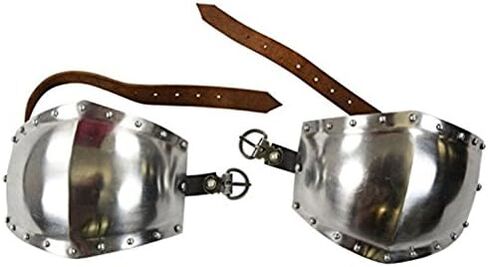 Thor Instruments مجموعة درع الركبة في العصور الوسطى/poleyns - 18 مقياس الصلب المعاد in Saudi Arabia