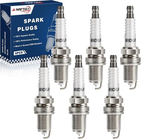 Plugs Iridium Spark Plugs 8 Pack 7100 ZFR6FGP متوافق مع 00-07 Dodge RAM 1500 4.7 Durango Dakota Jeep Grand Cherokee Commander 2000 2001 2002 2003 2005 2005 2007 in Kuwait