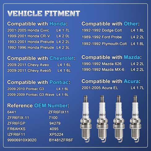 Plugs Iridium Spark Plugs 8 Pack 7100 ZFR6FGP متوافق مع 00-07 Dodge RAM 1500 4.7 Durango Dakota Jeep Grand Cherokee Commander 2000 2001 2002 2003 2005 2005 2007 in Saudi Arabia