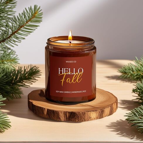 Jasmine Oud Sandalwood Candle for Home Scented| Organic Soy Non Toxic Candles| Long Clean Burning Aromatheraphy Jar Candel| Women,Men Gift for Autumn,Winter, Halloween,Thanksgiving,Relaxing|9oz in Saudi Arabia