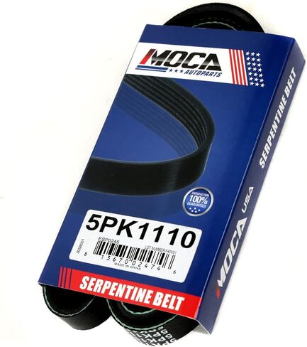 MOCA 5PK1110 & 3PK750 EPDM Serpentine Belt fits For Toyota 1992-2001 Camry 2.2L, 1999-2001 Solara 2.2L, 1993-1999 Celica 2.2L 2164CC l4 GAS DOHC Naturally Aspirated in Saudi Arabia